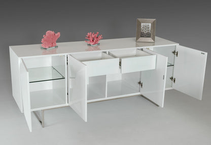 Modrest Vanguard Modern White Buffet