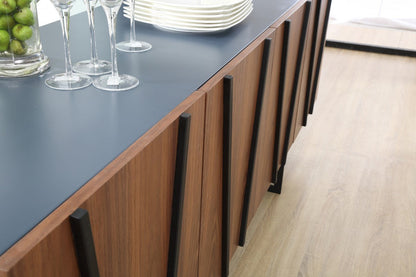 Modrest Strand Modern Walnut & Grey Buffet