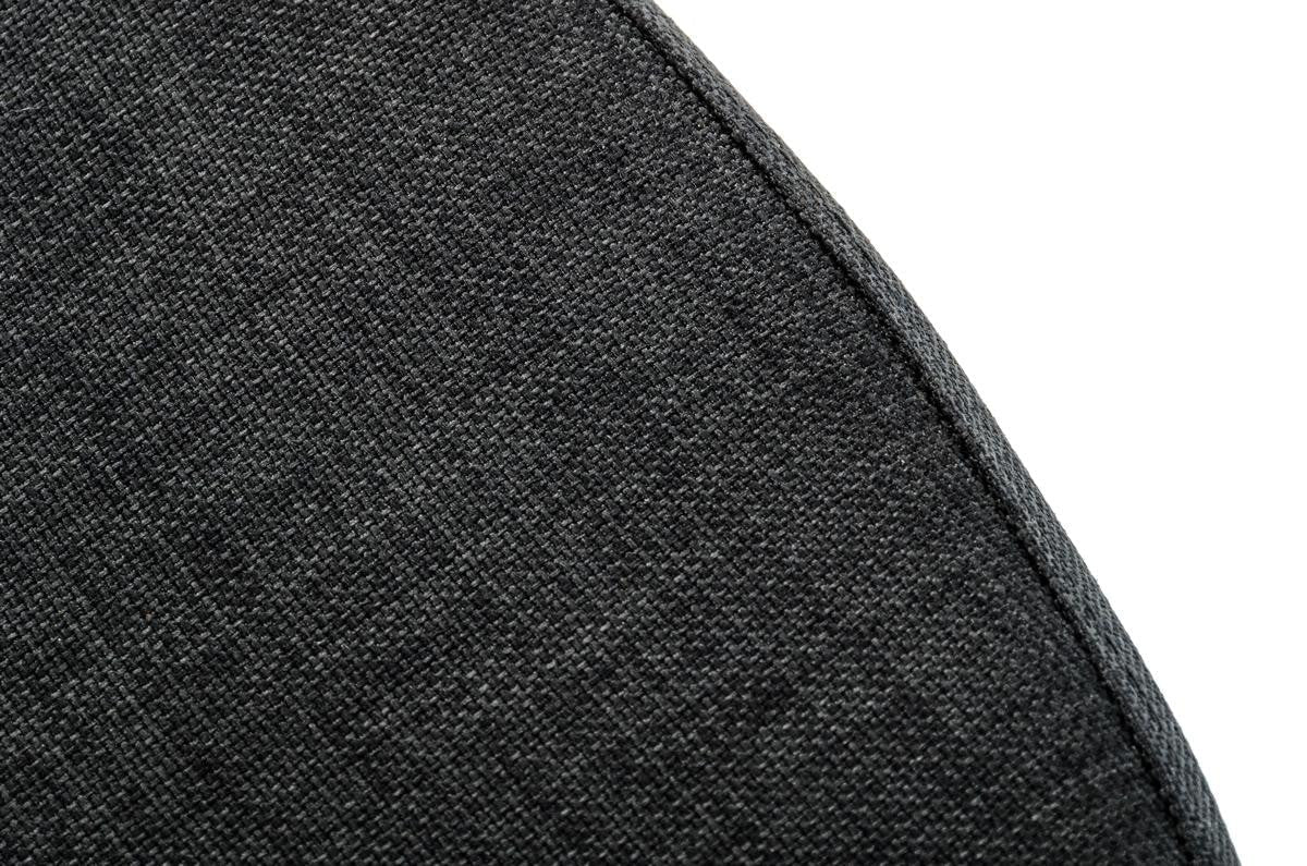 Modrest Williamette Modern Dark Grey Fabric Bench
